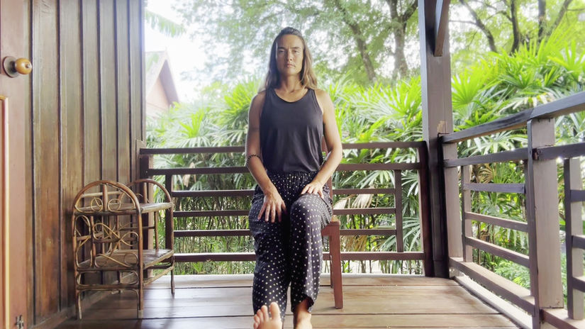 Séance de Yoga sur chaise